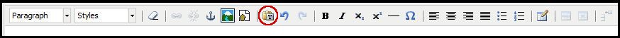 tool highlighted on anyware content manager toolbar